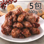 【如意生技】純素猴頭菇素雞丁椒麻口味5包(600g/包〉(免運費), , large
