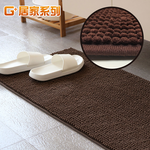 Microfiber short-hair water-absorbing anti-slip floor mat 40x130 cm, , large