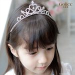 【Gulicc】古莉可 髮箍 韓國 閃亮水鑽 皇冠 公主 髮箍, , large