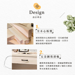 【Hampton 漢汀堡】西拉斯鋼刷白4尺三抽書桌(附USB+插座兩用座孔), , large