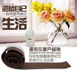 金德恩 GS MALL 台灣製造 一組2入 隙縫密封膠條 100cm 隙縫條 密封膠條 門縫條 擋風條 防撞條 防塵條 降噪條, , large