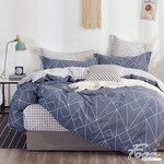 【FOCA】Los Angeles Time | 100% combed cotton bed sheet and pillowcase set - single, , large