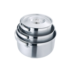 PEARL HORSE 316# Super Thick Portable Cooking Pots – Set of 3 – TA-S-125-SET, , large