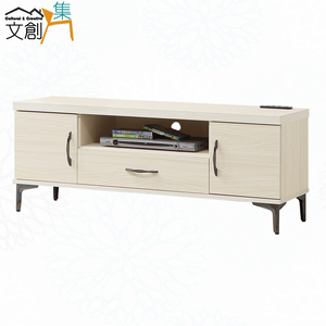 【文創集】瑞秋4尺二門單抽電視櫃(客約商品)