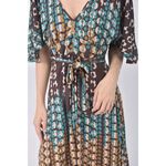 (S) love trt xx花紋棕色洋裝二手衣, , large