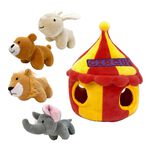 狗狗專用【馬戲團小朋友系列】狗玩具 犬玩具 狗狗玩具 小狗玩具 狗娃娃 寵物 發聲玩具 V-PET 玩偶（犬）, , large