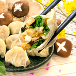 塔香杏鮑菇素食水餃(500g), , large
