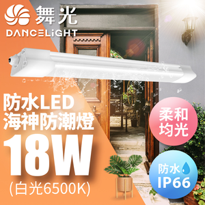DanceLight dance light 2 feet 18W LED Poseidon moisture-proof lamp IP66 waterproof outdoor lamp (white light)