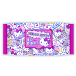 [寶富華]加蓋 Hello Kitty 交叉網眼布 手口柔濕巾70抽 (添加木醣醇、請注意勿使用於犬貓), , large