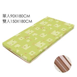 蘿莉絲綠竹雙效立體床墊-單人(花色隨機出貨)