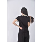 (S) kinloch anderson棉質純棉黑色短袖上衣二手衣, , large