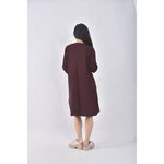 (L) 格紋紅色洋裝二手衣, , large