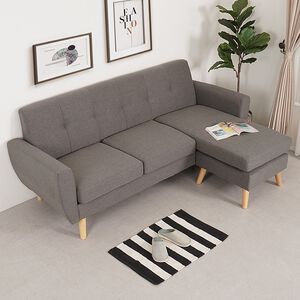 【Homelike】 德姆斯L型布沙發組