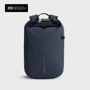 [桃品國際] XDDESIGN 城市輕旅 防水防盜 內捲後背包 阿姆斯特丹運河藍