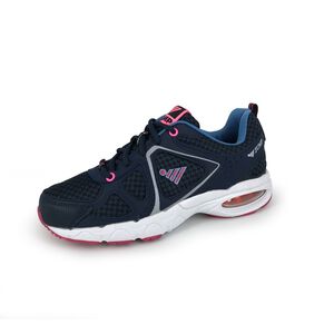 JUMP將門 女運動鞋 女鞋 戶外鞋 MIT台灣製造 拼接 輕量 透氣 耐衝 緩震 氣墊 耐用 耐磨 抓地 止滑 深藍,  JUMP將門 女運動鞋 女鞋 戶外鞋 MIT台灣製造 拼接 輕量 透氣 耐衝 緩震 氣墊 耐用 耐磨 抓地 止滑 深藍