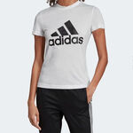 Adidas W MH BOS TEE 女 運動 休閒 圓領 短袖 上衣 舒適 棉T 愛迪達 白 [DZ0013], , large