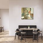 【御畫房】仕女圖 國家一級畫師手繪油畫80×80cm(VF-186), , large