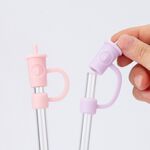 【Oolab 良杯製所】冰淇淋系列 Oolab杯款矽膠防塵【細】吸管蓋, , large