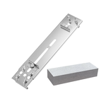 擋塊不銹鋼磨刀架加天然磨刀石, , large