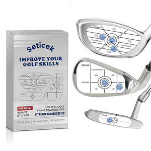 Seticek Golf Impact Tape – 300 Stickers for Woods, Irons & Putters