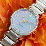 CITIZEN 星辰 聖誕節推薦錶 L系列 光動能大三針女錶 EM0927-87Y, , large