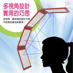 金德恩 GS MALL 360度摺疊四面化妝鏡 附收納袋 摺疊鏡 補妝鏡 化妝鏡 四面鏡 隨身鏡 鏡子 四面化妝鏡, , large