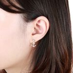 【Angel & Me】穩定 船錨 Anchor s925 純銀 耳環 (可改夾式) 生日 情人節 禮物, , large