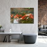 【御畫房】年年有魚 國家一級畫師手繪油畫60×90cm(VF-14), , large