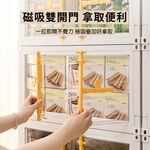 【AOTTO】60面寬雙開門三層折疊收納櫃-粉色(AC-603P), , large