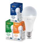 DanceLight 6 Upgrade 9th Generation 16W LED Bulb E27 Full Voltage Natural Light, , large