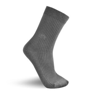 高統羅紋休閒襪-灰色(23-26cm)
