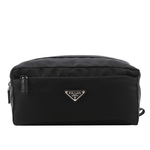 PRADA 三角牌Logo 尼龍多功能萬用包/手拿包/黑色, , large