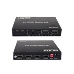 昌運監視器 HD-MT402-4K 4K HDMI四進二出矩陣器 可將2路HDMI輸出顯示同一或不同的高清影像, , large