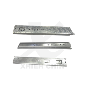 Soft-closing 3-section drawer slide 