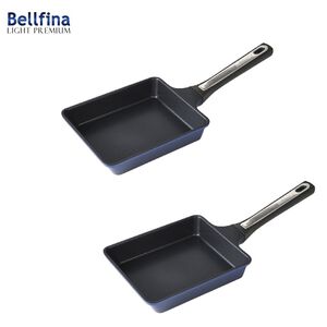 日本Arnest Bellfina 鑽石不沾玉子燒鍋2入組