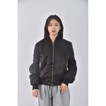 (L) the style box飛行黑色外套二手衣, , large