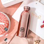 [義大利 24Bottles] 不鏽鋼雙層保溫瓶 500ml / 金閃閃系列, , large