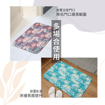 【Monster】 Soft Diatomaceous Earth Absorbent Mat – Verdant Garden (60x40cm) – Spring Haze, , large