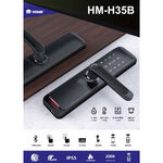 電子鎖 HOME 安住電子鎖 安住 HM-H35B 五合一 指紋 密碼 卡片 藍芽 APP 輔助鎖, , large