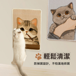 【上手家居】3片組 防掉屑貓抓墊 橘貓+虎斑貓+藍貓(貓抓/貓抓貼/貓抓板貼牆/防貓抓/防貓抓沙發), , large