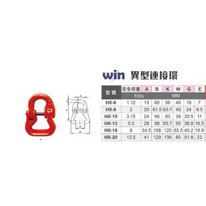 WIN五金  異形鏈接 鍊條連接器 鍊接 CP 鍊目 鍊條組合器 吊重鍊條 寬口鉤 貨櫃鉤 鏈接 連接環 鋼鏈連接器