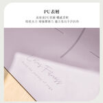【LOTUS】乾溼止滑PU科技皮天然橡膠定位線瑜珈墊 4.5mm 免運 體位線瑜珈墊 PU瑜珈墊 吸汗止滑 附束帶, , large