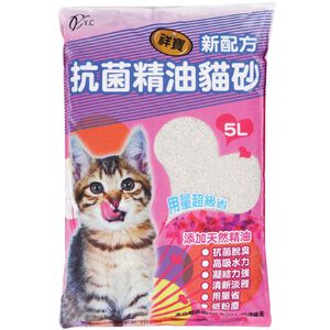 【寵物用品】祥寶抗菌精油貓砂內容物:(5L,公升)/(8LB,磅)/(3.6Kg,公斤)
