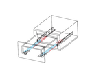 DBL EXT CONCEALED SLIDES, , large