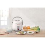 TATUNG 3-Cup Ultra Stylish Mini Rice Cooker Pearl White TAC-03DW-NW, , large