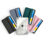 [TQ168 Tri-Fold Clear Back Cover] Apple iPad A16 (11th Gen) 11-inch Tablet Case (Compatible with iPad 10th Gen 10.9-inch) (Built-in Pencil Holder), , large