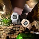 CASIO 卡西歐 G-SHOCK 大理石紋 太陽能方形女錶 GMS-S5600RT-7, , large