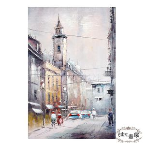 【御畫房】 手繪無框油畫-午后時光 60x90cm
