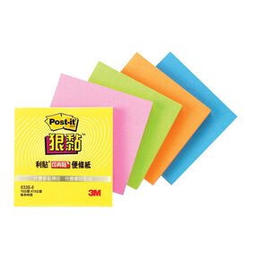 3M 狠黏 633S便條紙(多色)粉紅,  3M 狠黏 633S便條紙(多色)粉紅