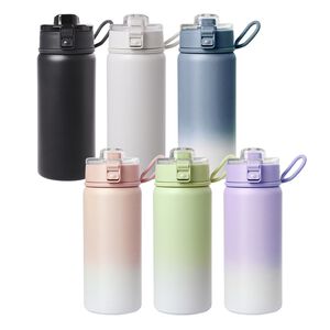日光生活簡約彈蓋保溫杯-550ml(顏色隨機出貨)